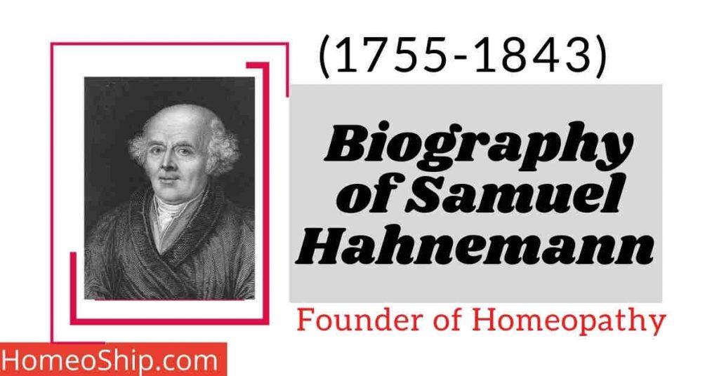 Biography of Samuel Hahnemann
