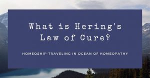 What is Hering's Law of Cure?