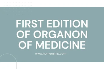 First edition of Organon of Medicine